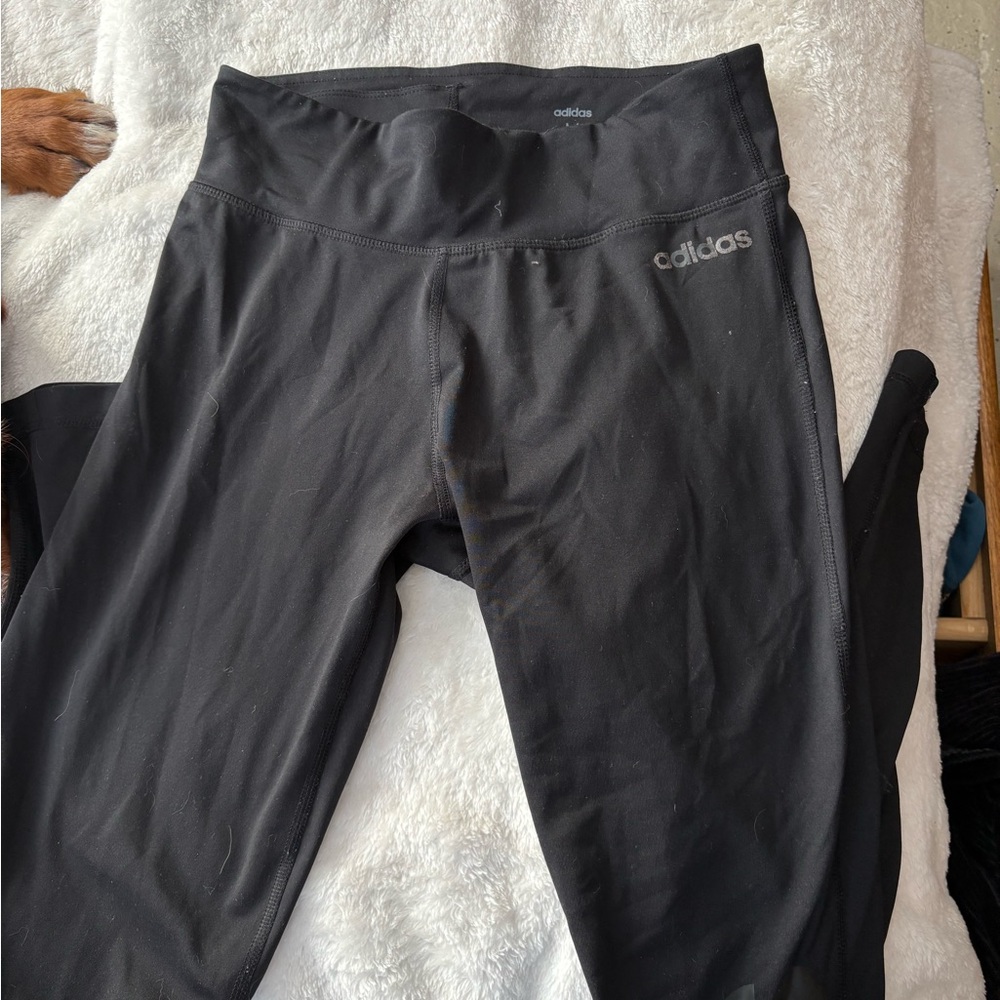 Adidas Kids Charcoal Leggings